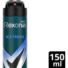 Adalı Store Rexona Men Erkek Sprey Deodorant Invisible Ice Fresh 150