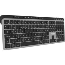 Adalı Store Premium Alüminyum-Metal Multimedya Tuşlu Klavye - Windows ve Macos Uyumlu