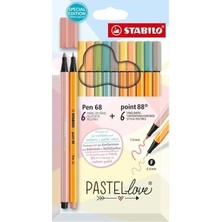 Adalı Store 12 Renkli Pastel Kalem Seti, Yüksek Kalite ve Canlı