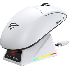Adalı Store Havit Gamenote M5 Pro Superlight Kablosuz Gaming Mouse - 30.000 Dpı, PAW3950 - Rgb Şarj Standlı -
