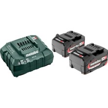 Adalı Store 18V 4.0 Ah Akü Başlangıç Seti, 2 Akü ve Şarj Cihazı
