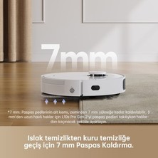 Adalı Store Beyaz Robot Süpürge, 7.000PA Emiş Gücü ile Etkili Temizlik