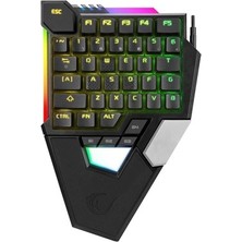 Adalı Store Rampage KB-277 Omnı Type C Rgb 6 Farklı Aydınlatma Q Mini Oyuncu