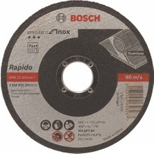 Adalı Store Bosch - Standard Seri Inox (Paslanmaz Çelik) Için Düz Kesme Diski (Taş) – Rapido - Wa 60 T Bf, 115