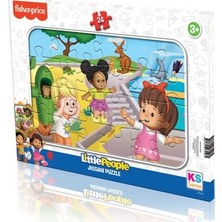 Adalı Store Little People Temalı 24 Parça Eğlenceli Puzzle Seti