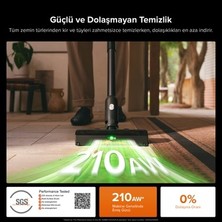Adalı Store Turbo Başlıklı Şarjlı Dikey Süpürge, 1500+ L Toz Haznesi ile