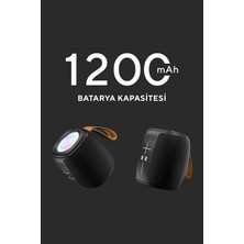 Adalı Store Mikado MD-888 Cube Siyah 5W 1200MAH Bt/tf/usb/led Işıklı Hoparlör