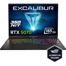 Adalı Store Casper Excalibur G915 Intel Core I7 13620H 24GB 1tb SSD RTX5070 Freedos 16" Taşınabilir Bilgisayar