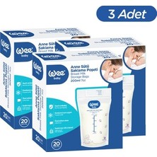 Adalı Store 20 Adet Süt Saklama Poşeti Seti, Pratik ve Kullanışlı