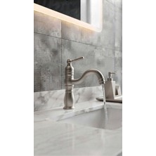 Titanium Design Manolya Nikel Lavabo Bataryası