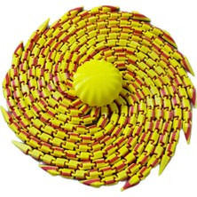 Tetra’s 3D Baskı Zincirli Fidget Spinner Stres Oyuncağı Hareketli Spiral Tasarım