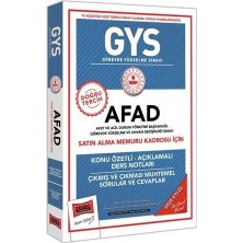 Adalı Store Yargı Yayınevi Gys Afad Satın Alma Memuru Kadrosu Için Konu Özetli Çıkmış ve Çıkması Muhtemel