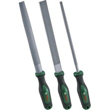 Adalı Store 200 mm Uzunluğunda Ergonomik Tasarıma Sahip 3 Parça Ahşap Eğe Seti