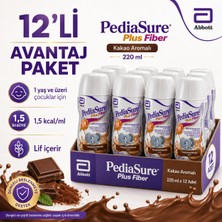 Pediasureplus Fibre Kakao Aromalı 220ML 12 Li Avantaj Paketi