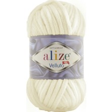 Alize Velluto Kadife Ip No 62 Süveter, Şapka, Atkı, Battaniye, Yastık, Amigurumi Hobi