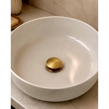 Titanium Design Gold Pop Up Basmalı Metal Sifon