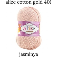Alize Cotton Gold Renk No 401 Amigurumi Ipi 100 gr El Örgü Ipi Punch Ipi 1 Adet