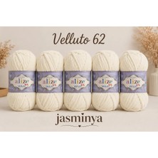 Alize5 Adet Kadife Ip Velluto No 62 Süveter, Şapka, Atkı, Battaniye, Yastık, Amigurumi Hobi