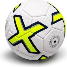 Belirtilmemiş Aksu Futbol Topu Dikişli Tpu Deri 5 Numara 380GR 32 Panel (Sarı-Mavi-Gri-Beyaz)