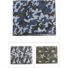 Marsilyan™- Asker Desenli Keten Bandana 50*50