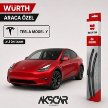 Würth Tesla Model Y Uyumlu 2’li Ön Silecek Takımı