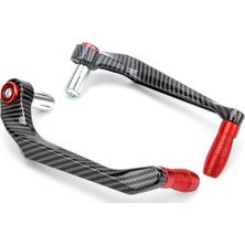 GM Auto Store Manet Koruma Elcik Karbon Kırmızı Üniversal