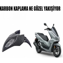 Prc Honda Pcx Karbon Ön Çamurluk 2021-2026 1. Kalite Modifiye Aksesuar