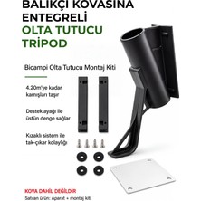 Bicampi Balıkçı Kovası Entegreli Olta, Kamış Tutucu Tripod
