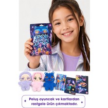 Herşey Nota K-Pop Demon Hunters 10 cm Peluş Oyuncak ve Koleksiyon Kartı Hediye Paketi