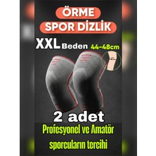 Xxl Beden 2 Li Set 3D Örme Sporcu Dizlik – Ağrı Azaltıcı, Diz Koruyucu Nefes Alabilir, Kompre