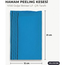 Anatolia Soap 1 Adet Avantajlı Paket Fas Kesesi Doğal Hamam Peeling Kesesi Hamam Peeling Kesesi