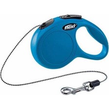 Gees Global New Classic Otomatik Ip Köpek Gezdirme Tasması Xsmall 3 mt Mavi