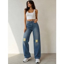 Aida Fashion Diz Lazer Palazzo Jeans
