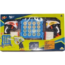 Zapp Toys Sunman 9006B-1  Zapp Hedef Tahtalı  20 Mermili Sünger Tabanca Seti 3+