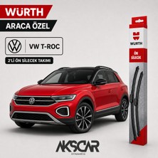 Würth Vw T-Roc Uyumlu 2’li Ön Silecek Takımı