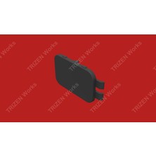 Citroen C4 Mk2 (2011-2017) Ön Tampon Çeki Demir Kapağı | 7422R2