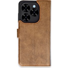 Itdrk Tecno Spark Go 2024 Kılıf Trend S Plus Kapaklı Kılıf - Taba