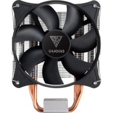 Gamdıas Boreas E1-410 Mono, 120MM, Cpu Kule Tipi Hava Soğutma, Doğrudan Temas Teknolojisine Sahip 4 Adet Gelişmiş Bakır Isı Borusu (Amd Am4 ve Intel T