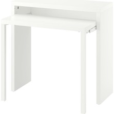 Hobiurun Çekilebilir Çalışma Masası, Beyaz, 90X39/71 cm