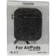 Newface Apple Airpods 2 (2.nesil) Spell Simli Kılıf - Siyah