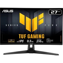 Asus 27" Tuf Gaming VG27AQ5A 210Hz 0.3ms 2k Qhd Adaptive Sync Fast IPS Gaming Monitör (Kdo)