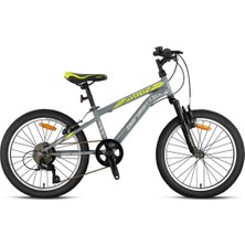 Geroni Mars Plus -20  Mtb- 10' - 7 Vites - V.b - Nardo Gri-Gri/neon Sarı