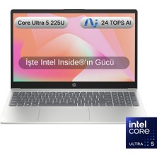 Hp Aı 15 Intel® Core™ Ultra 5 225U 40 GB 2 Tbssd SSD Windows 11 Pro 15.6" D51E0EAAT63