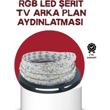 Marsilyan™- Kendinden Yapışkanlı LED Şerit Televizyon Aydınlatması 2mt