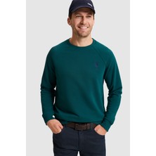 U.S. Polo Assn. Erkek Yeşil Basic Sweatshirt 50329441 VR060