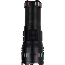 Panther PT-4117 USB Şarjlı 50W Ultra Güçlü Lazer LED Profesyonel El Feneri