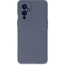 Mey Ithalat® One Plus 9 Kılıf Nano Içi Kadife Silikon - Gri