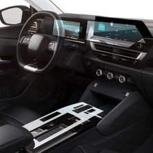 Ayrex Ael-Tech Citroen C4 Max 2025 ile Uyumlu Dijital Gösterge, Navigasyon ve Orta Konsol Koruyucu