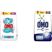 Ayrex Omo Active Beyazlar ve Renkliler Için Toz Çamaşır Deterjanı, 9 Kg, 60 Yıkama, 1 Paket (1
