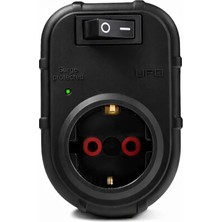 Ayrex Ufo Yeni Tekli Akım Korumalı Anahtarlı Topraklı Priz, Sürekli Koruma, 16A 250V, Max 3500W